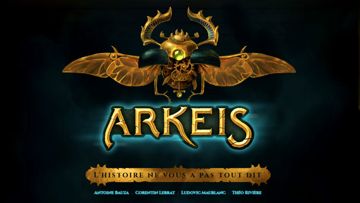 Page d'accueil du site du jeu Arkeis https://www.ankama.com/fr/boardgames/arkeis